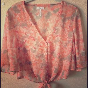 Pacsun loose summer blouse