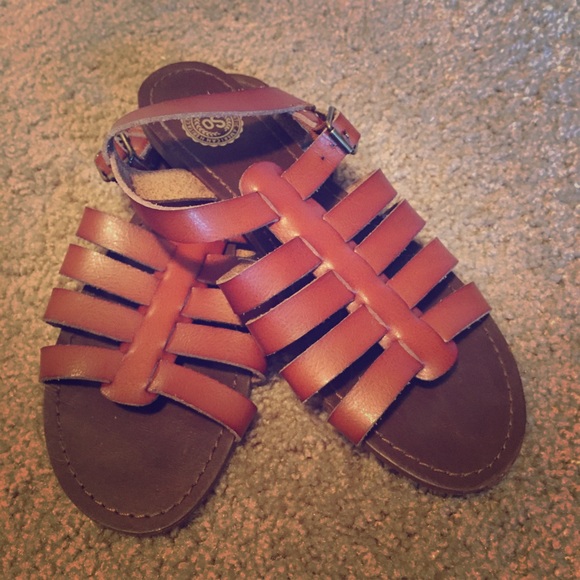 🚫🚫sold🚫🚫Brown/Gladiator flats