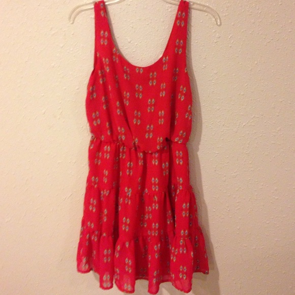 Dessert Red Sun Dress