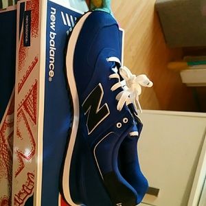 Men's new balance blue 574 NIB
