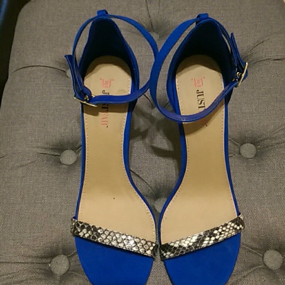 Brand new blue heels.