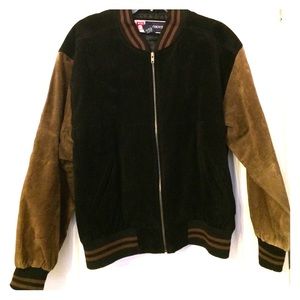 Vintage suede bomber Jacket