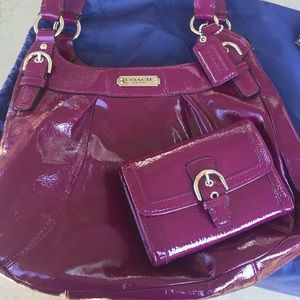 Coach purse and wallet