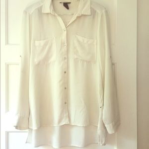 White H&M dress shirt