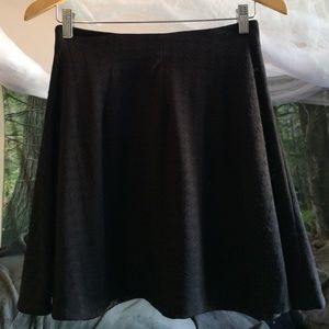 Black skater skirt