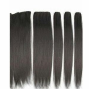 Black 6 pc Clip ins