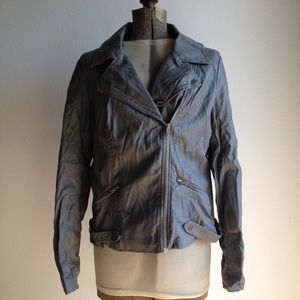 Faux leather jacket