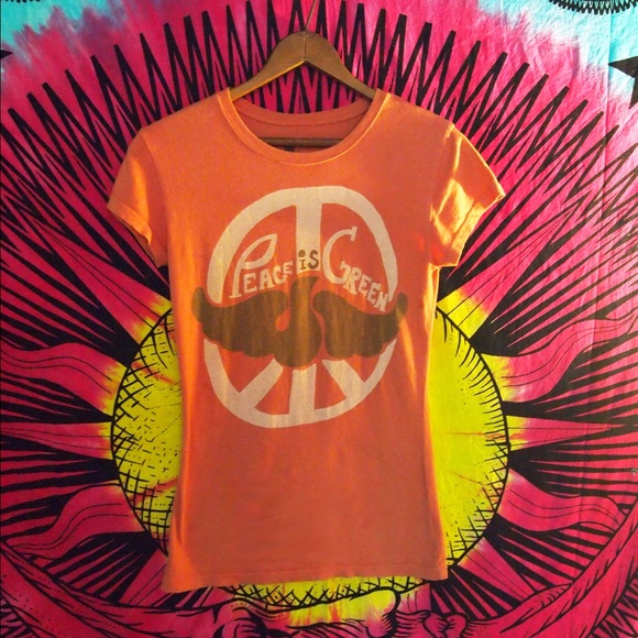 Vintage GAP peace dove hippie gypsy Boho tee shirt