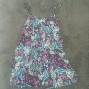 Floral print babydoll dress
