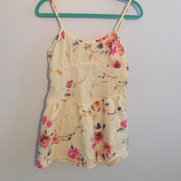 NWT Urban Outfitters Floral Romper 6 - Picture 1 of 4