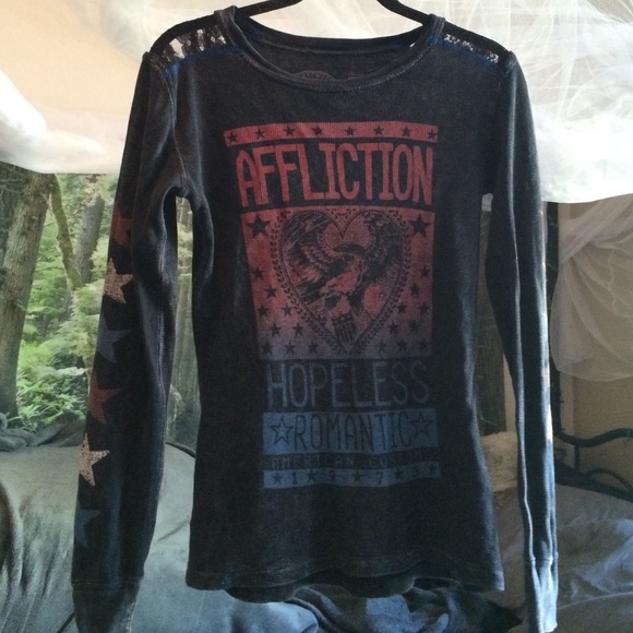 Hopeless romantic long sleeve shirt