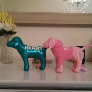 Two Victoria's secret dogs