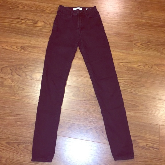 Super high rise denim skinniest
