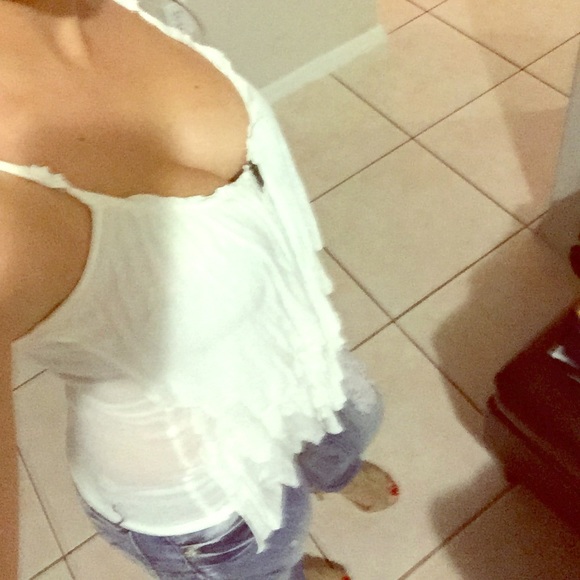 White dress tee
