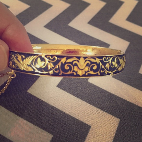 Vintage black and gold bracelet