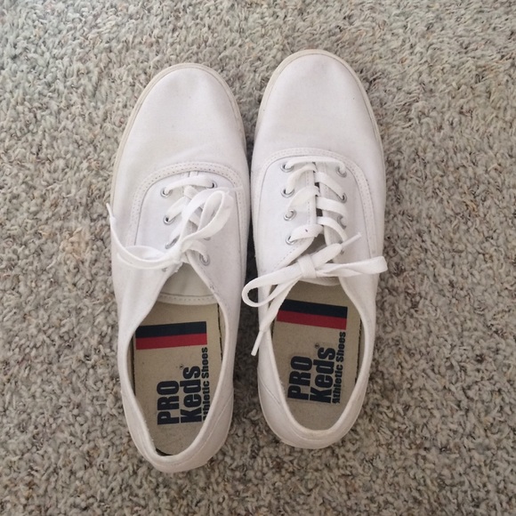 White Pro Keds