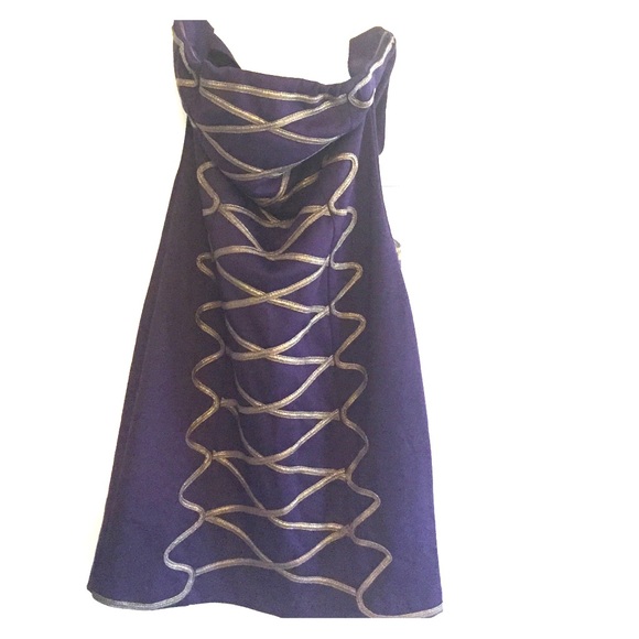 New purple cocktail dress