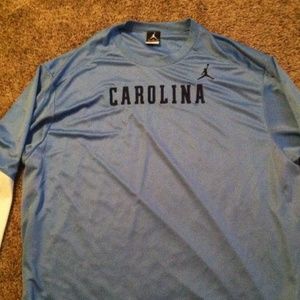 UNC Jordan warm up shirt
