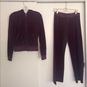 Juicy Couture track sweat set