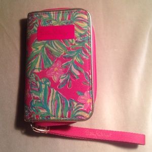 Lily Pulitzer tech Wristlet