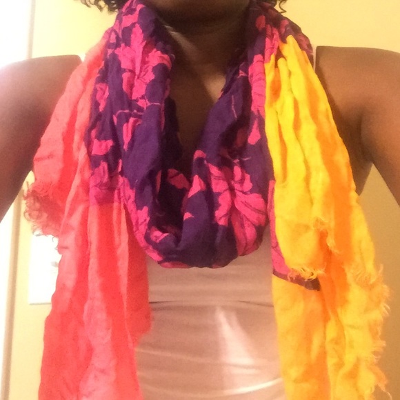 Express floral scarf