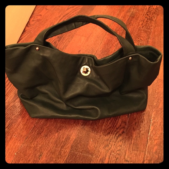 Dark green Kate spade purse