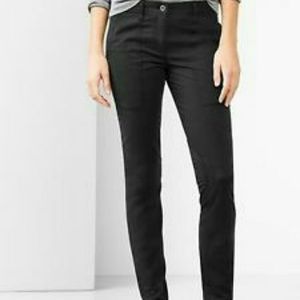 Gap black khakis super skinny 4size