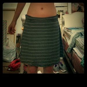 Striped Grey/Gray Skirt!!