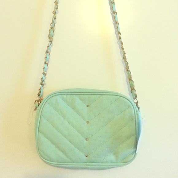 Mint green small purse