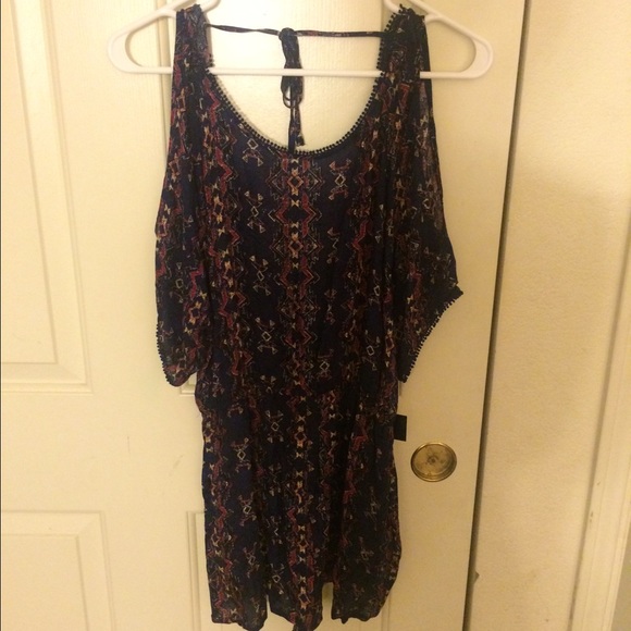 Aztec print Romper
