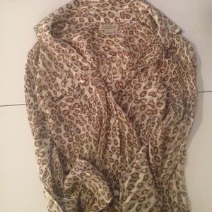 Lucky Brand Leopard Shirt