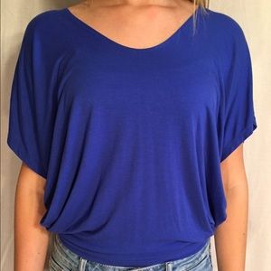 Royal Blue Flirty Shirt