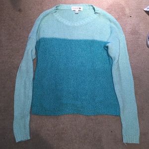 Blue sweater