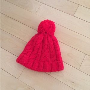 Red Knit Beanie