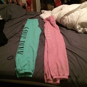 VS PINK SWEAT PANTS BUNDLE