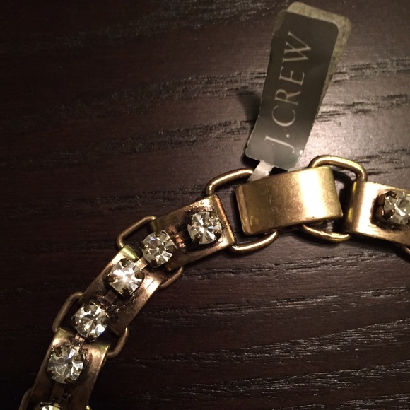 NWT J. Crew rhinestone Necklace - Picture 2 of 3