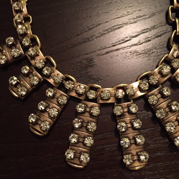 NWT J. Crew rhinestone Necklace - Picture 3 of 3