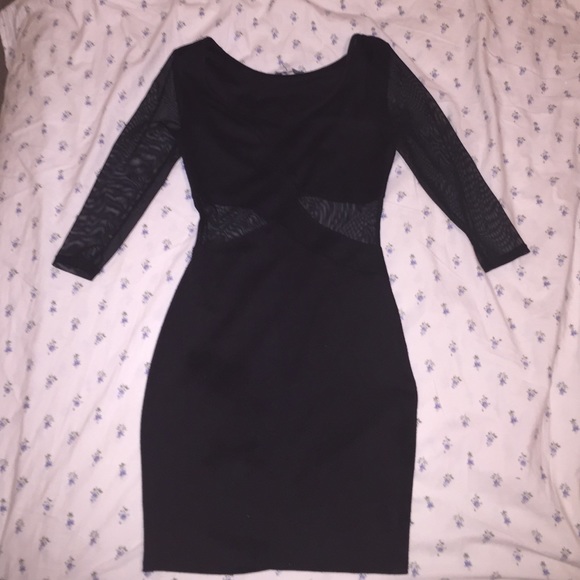 Cute black mesh dress