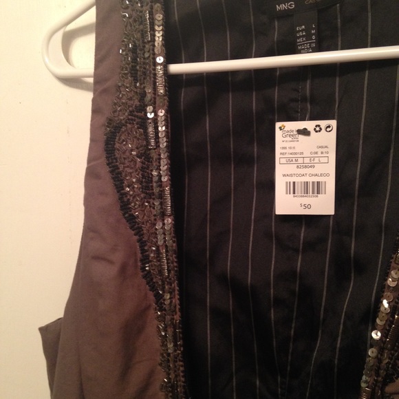 MNG by Mango - Waistcoat Chaleco - Picture 2 of 3