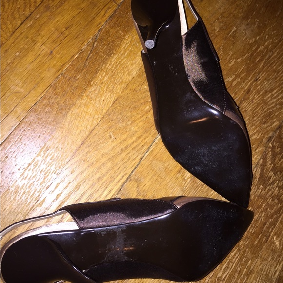 NFS donated Size 36 6 BCBG Black and Tan shoes - Picture 4 of 4