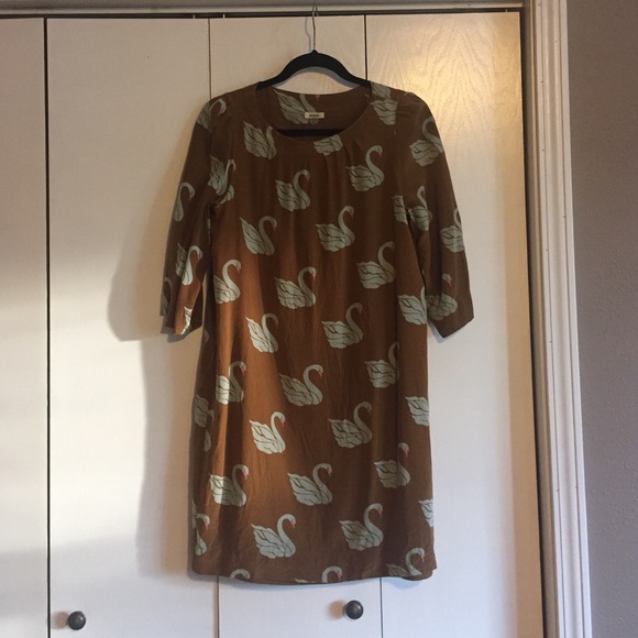 Gold and Mint Swan Dress from ✨Fossil✨