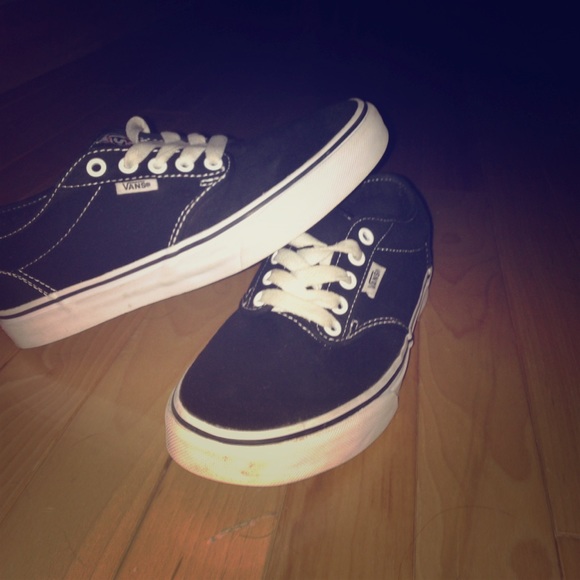 Black vans size 7
