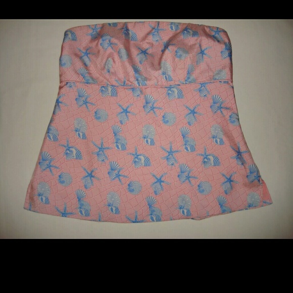 Vineyard Vines strapless shirt , size 4 Beach