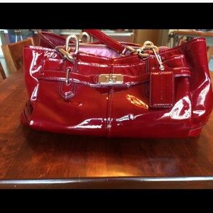 AUTHENTIC Coach purse & wallet. Dark Red Gorgeous.