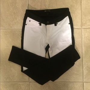 Black and white pants