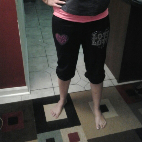 Cute capri sweat pants
