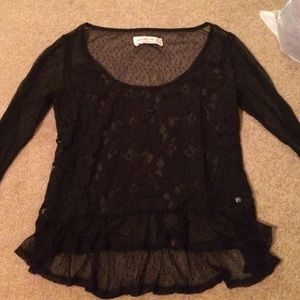 Abercrombie & Fitch all lace shirt