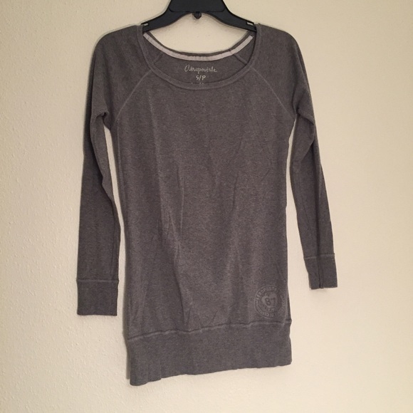 Grey Aeropostale Long Sleeved Top
