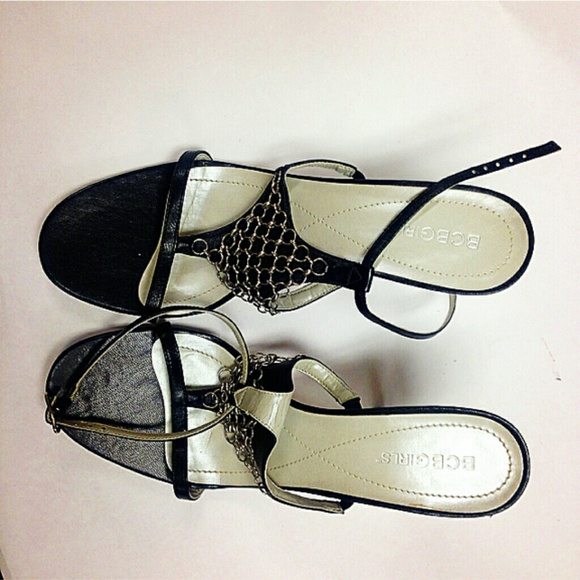 Strappy Black Leather Sandal - Picture 2 of 4