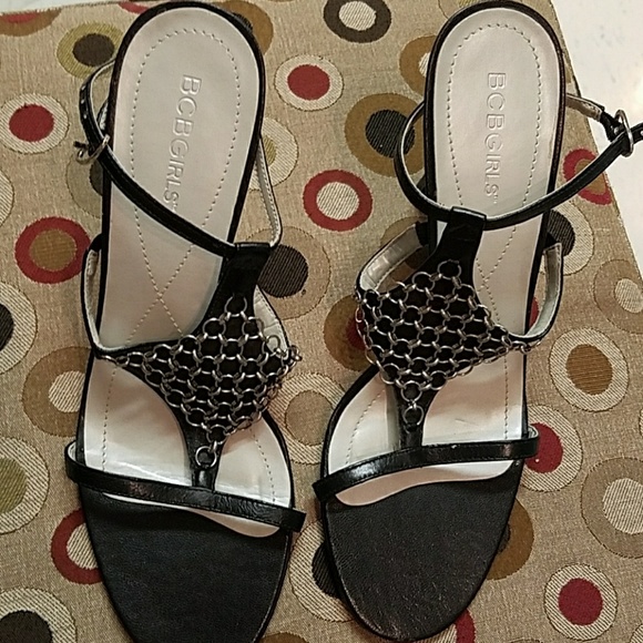 Strappy Black Leather Sandal - Picture 4 of 4